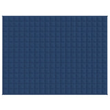 Weighted Blanket Blue 152x203 cm 11 kg Fabric 3154856