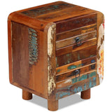243323 Night Cabinet Solid Reclaimed Wood 43x33x51 cm