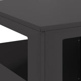 Fire Pit Black 35 x 35 x 100 cm Steel 858930