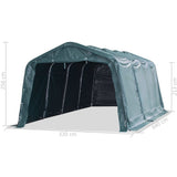 Removable Livestock Tent PVC 550 g/m 3.3x6.4 m Dark Green 3055649