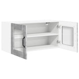 Wall Glass Cabinet PORTO Concrete Grey 80 x 31 x 40 cm 885298