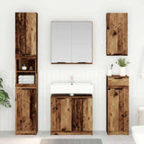 Bathroom Cabinet Set 3 pcs Old Wood Engineered Wood 3415656
