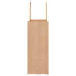 ZNTS Paper Bags 250 pcs with Handles Brown 21x11x28 cm 4101587