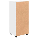 Bathroom Cabinet Set with Drawer TULUM White 37 x 31.5 x 82 cm 880341