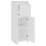Bathroom Cabinet White 30x30x95 cm Engineered Wood 802660