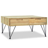 Coffee Table 80x80x40 cm Solid Teak 244574