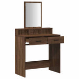 Dressing Table Brown Oak 79 x 41 x 140 cm Engineered Wood 865142