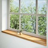 Window Sills 2 pcs Light Brown 160x30x2 cm Solid Wood Oak 4009156