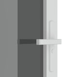 Interior Door 102.5x201.5 cm White ESG Glass and Aluminium 350587
