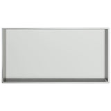 Shower Niche Brushed Silver 62x32x9 cm Stainless Steel 4005128