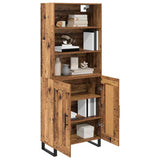 Highboard 2 pcs Old Wood Engineered Wood 3415768