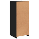 Sideboard Black Engineered wood, glass 41 x 37 x 100 cm Sideboard 836645