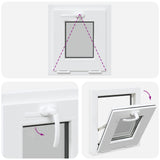 Basement Window Internal Colour White RISOR 40 x 45 cm 42047792