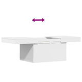 Coffee Table White 80x55x40 cm Engineered Wood 840863