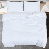 Duvet Cover Set White 260x220 cm Cotton 136173
