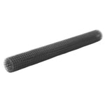 ZNTS Chicken Wire Fence Steel with PVC Coating 25x1.5 m Grey 143658