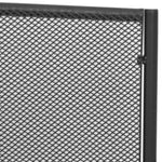 Garden Bench 108 cm Steel and Mesh Anthracite 42732