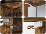 Bathroom Furniture Set 6 pcs Smoked Oak 3407139