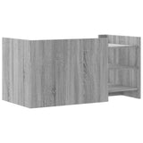 Coffee Table Grey Sonoma 100x50x50 cm Engineered Wood 848351