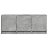 TV Cabinet with LED Concrete Grey 97x34x40 cm Engineered Wood 852239