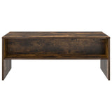 Coffee Table Smoked Oak 100 x 50 x 40 cm Engineered Wood 8000288