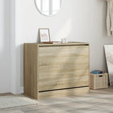 Shoe Cabinet Sonoma Oak 80x42x69 cm Engineered Wood 840003