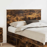 Headboard Smoked Oak 100 cm Engineered Wood 887665