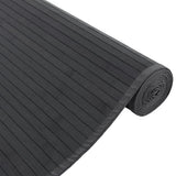 Rug Rectangular Grey80x500 cm Bamboo 376928