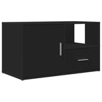Corner Cabinet Black 200x40x45 cm Engineered Wood 3307829
