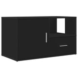 Corner Cabinet Black 200x40x45 cm Engineered Wood 3307829