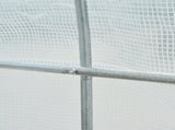 3.5 x 2 x 2 m Polytunnel Greenhouse, Walk-in Green House for Garden with Mesh Windows, Galvanised T3398P310902
