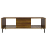 Coffee Table Brown Oak 103.5x60x35 cm Engineered Wood 813181