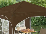 Pop-up Party Tent 192 x 192 x 245 cm Taupe 42019828