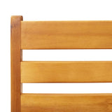 Garden Sofa Chair 2pcs 66.5x65x81 cm Solid Wood Acacia 366374