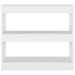 Book Cabinet/Room Divider White 80x30x72 cm 811691