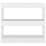 Book Cabinet/Room Divider White 80x30x72 cm 811691