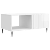 Coffee Table High Gloss White 90 x 50 x 40 cm Engineered Wood 894499