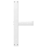 Dining Table Legs T-Shaped 2 pcs White 80x35x cm Steel 4013061