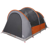 Tunnel Tent with Roof Grey and Orange 370 x 275 x 210 cm 42028679