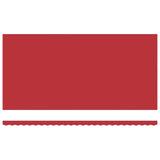 Retractable Awning Manual Red 600 x 350 cm Fabric 3331793