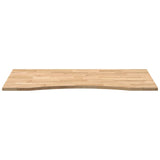 ZNTS Desk Top Untreated 120x50x2.5 cm Solid Wood Oak Rectangular 4009009