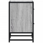 ZNTS Bedside Cabinet Grey Sonoma 40x31x50 cm Engineered Wood 848680