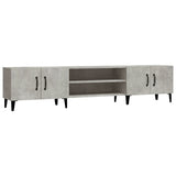 TV Cabinet Concrete Grey 180x31.5x40 cm Engineered Wood 816268