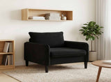 XL Armchair Black Velvet 42043548