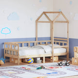 Day Bed with Roof without Mattress 80x200 cm Solid Wood 3282237