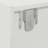 TV Cabinet White 80x31x25,5 cm Engineered Wood 861454