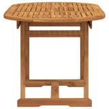 5 Piece Garden Dining Set Solid Wood Acacia and Textilene 3279280