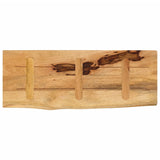 Table Top 90x30x2.5 cm Live Edge Solid Wood Rough Mango 370335