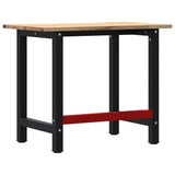 Workbench 100x60x81.5 cm Solid Wood Oak 3309670