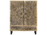 Highboard 60x33x100 cm Solid Wood Mango 358242